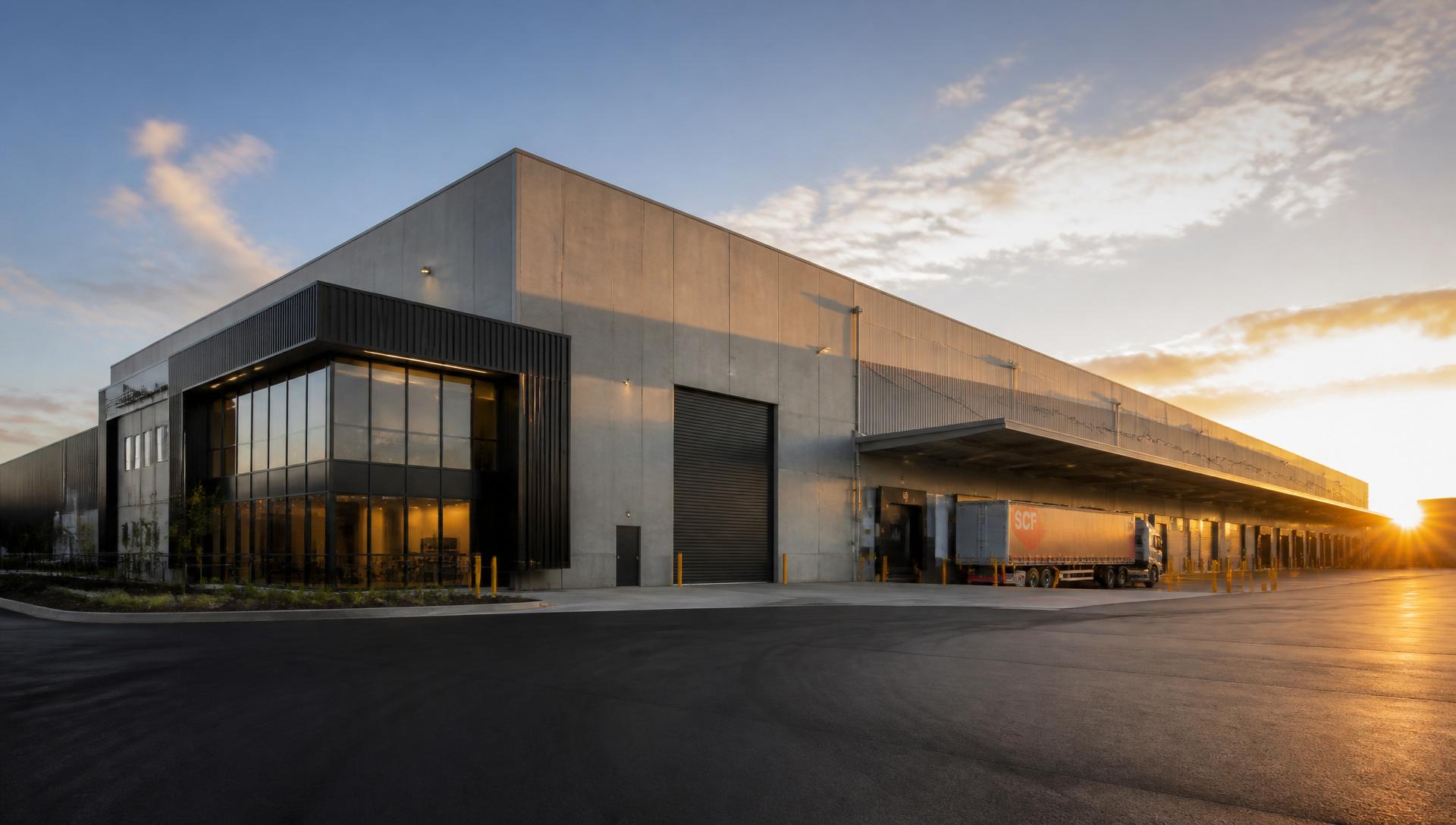 Warehouse facility built by District & Co. in Melbourne